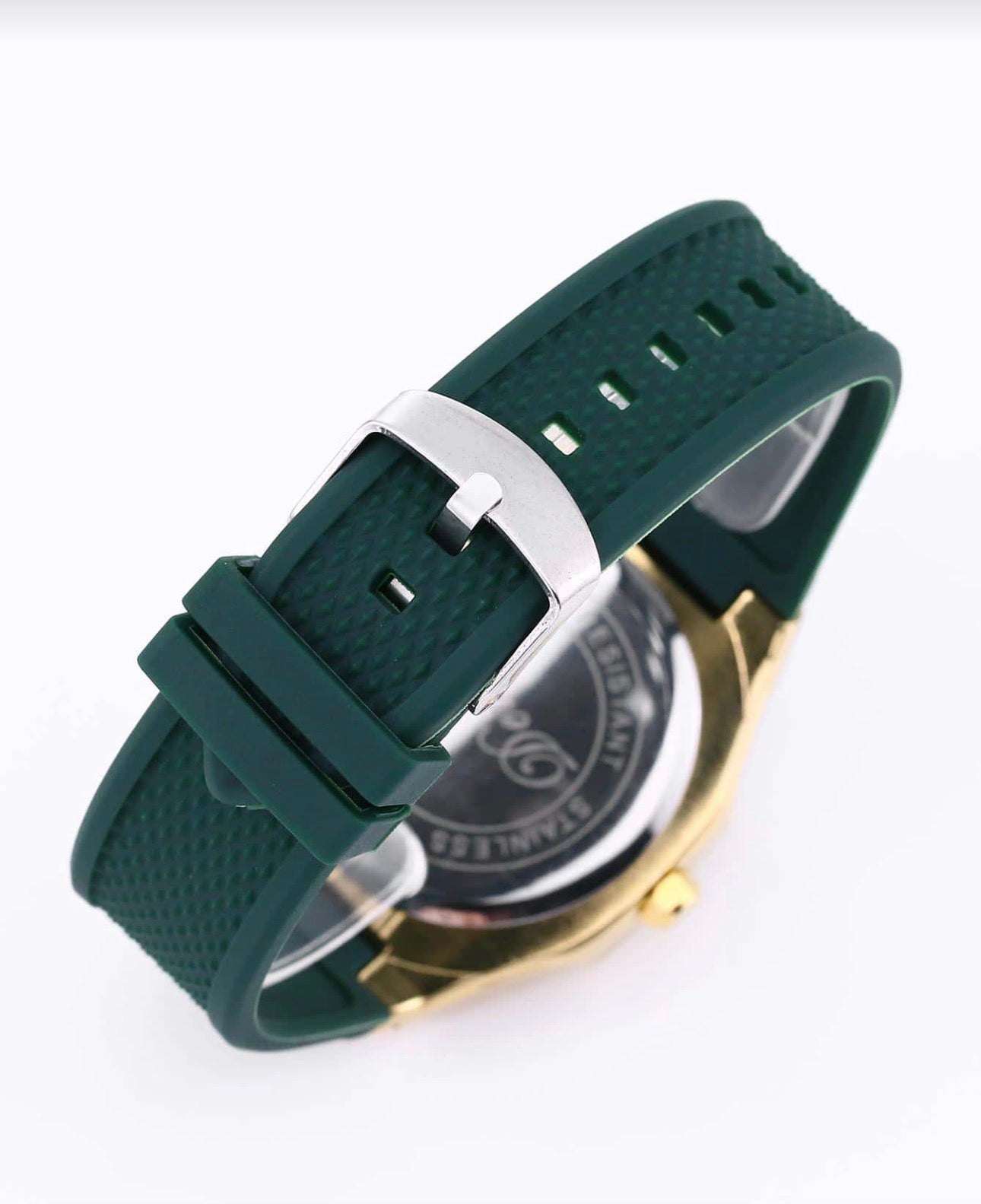 Men’s Green & Gold Luxury Wrist Watch