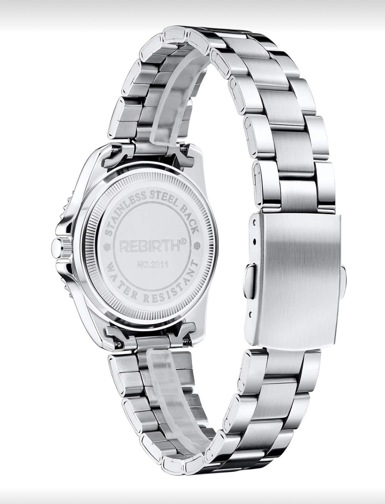 Ladies Pink & Silver Luxury Wrist Watch