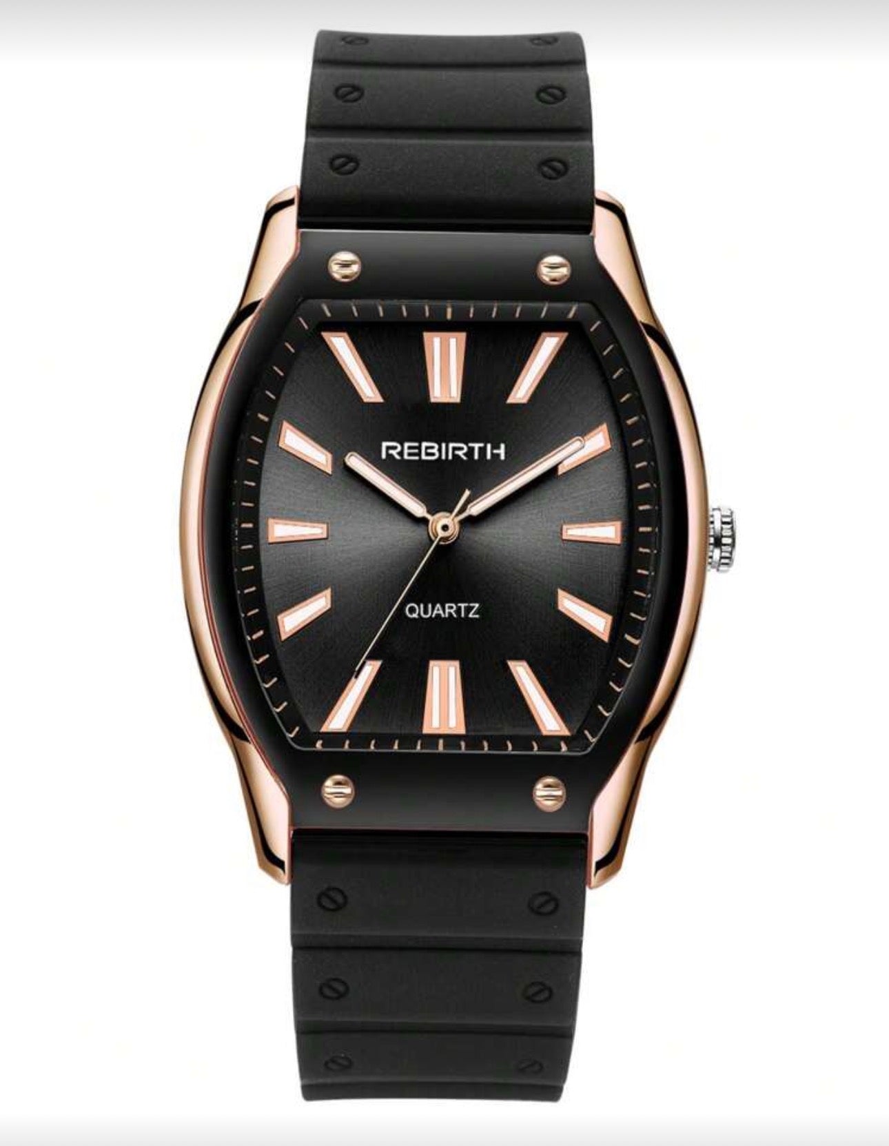 Ladies Gold & Black Luxury Wrist Watch